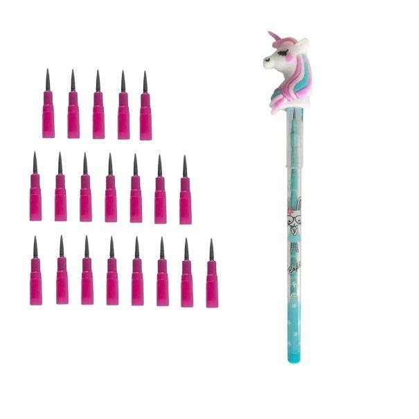 مداد فشنگی مدل اسب شاخدار کد 044 به همراه نوک